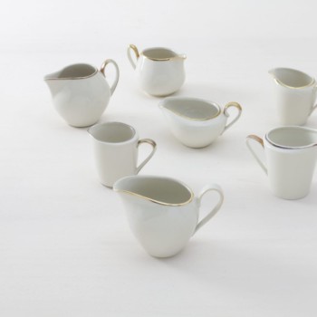 Rent vintage porcelain, milk jug & sugar bowls
