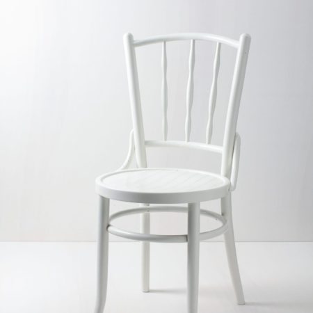 Vintagestuhl, Thonet-Stuhl, elegante Holzstühle mieten, weiß