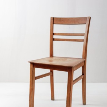 Rent dining chairs, Bauhaus style, wooden chair for your event