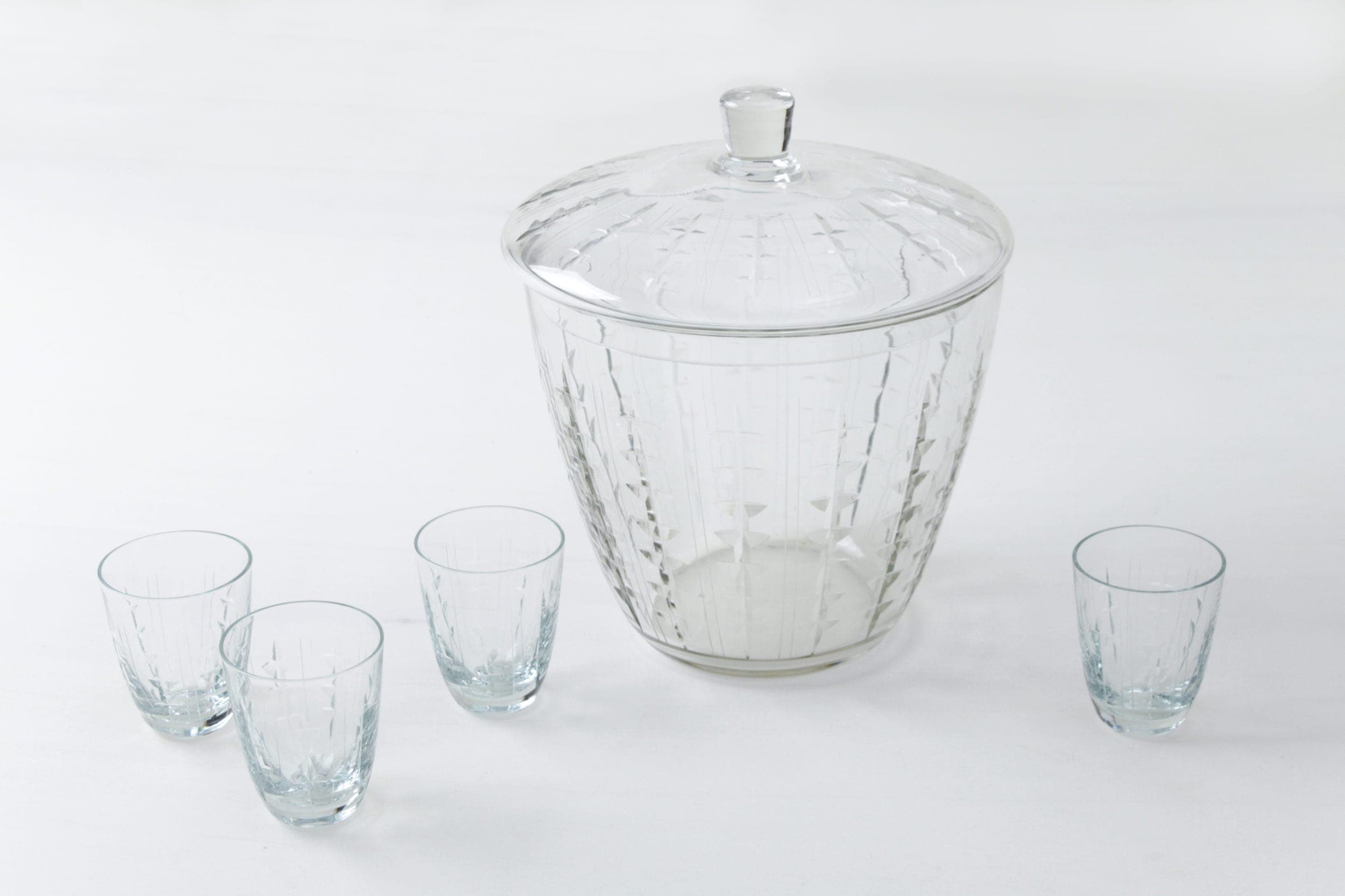 Gläser, Flaschen, Glasartikel, Glas Bowle mieten